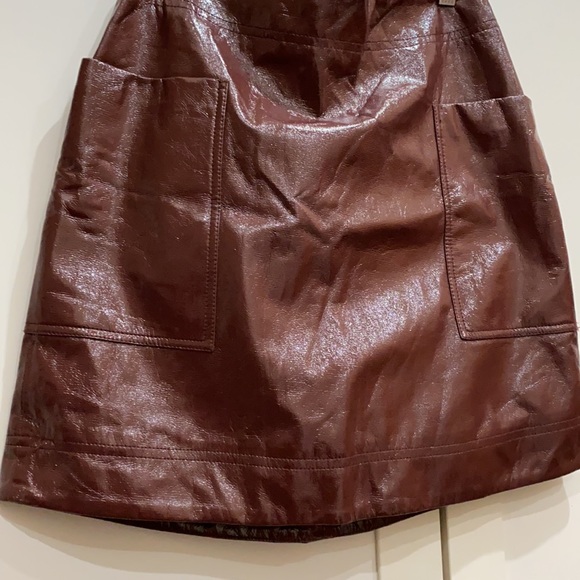 Maeve by Anthropologie Faux leather Mini Skirts - Picture 3 of 5
